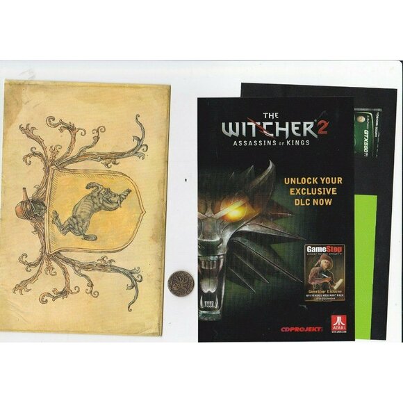 The Witcher 2: Assassins Of Kings PC Game Exclusive Gamestop Collectors Box Set - Picture 3 of 10
